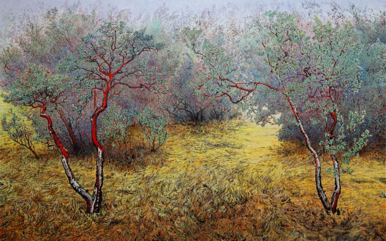 만자니타, 2026, 한지에 수간채색, 103x163cm