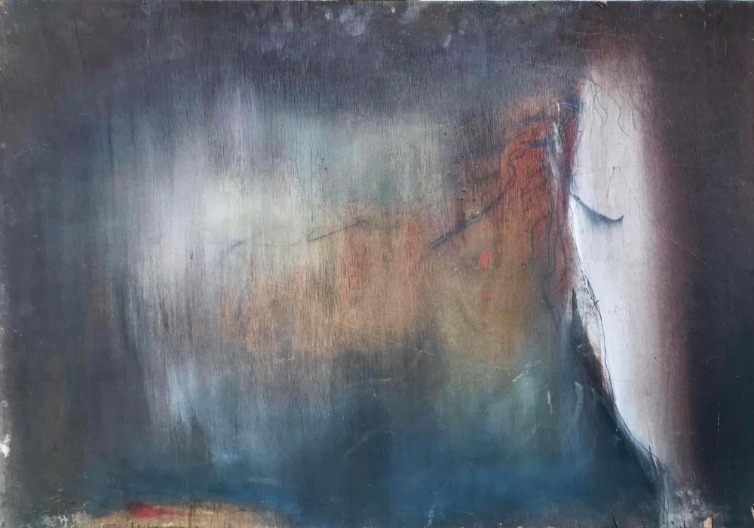 [무위자연] 1983, 합판에 유채, 62 × 90 cm. 작가 소장