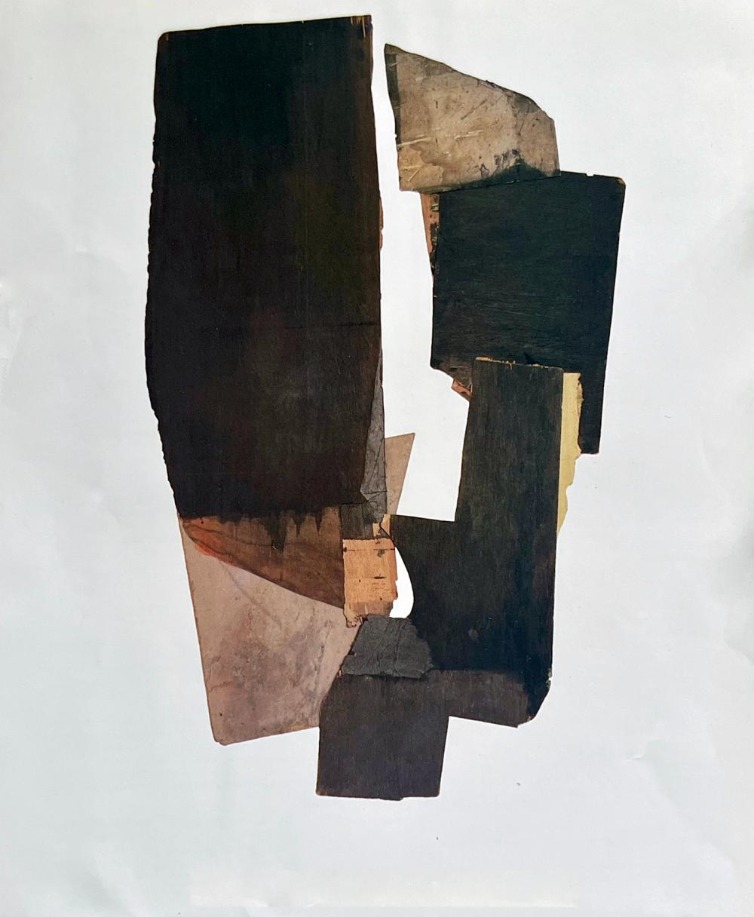 [저 너머]  1987, 합판에 유채, 혼합매체, 180 × 135 cm. 작가 소장