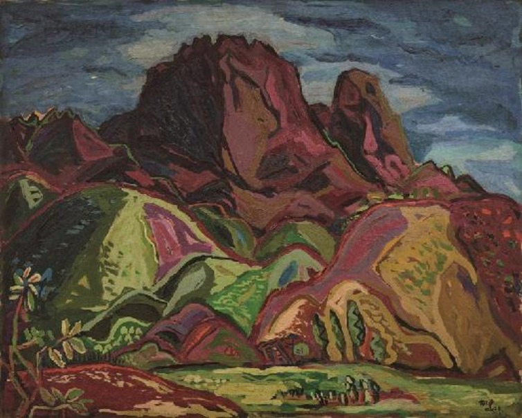 [북한산] 1938, 캔버스에 유화 물감, 80×100cm, 국립현대미술관 이건희 컬렉션