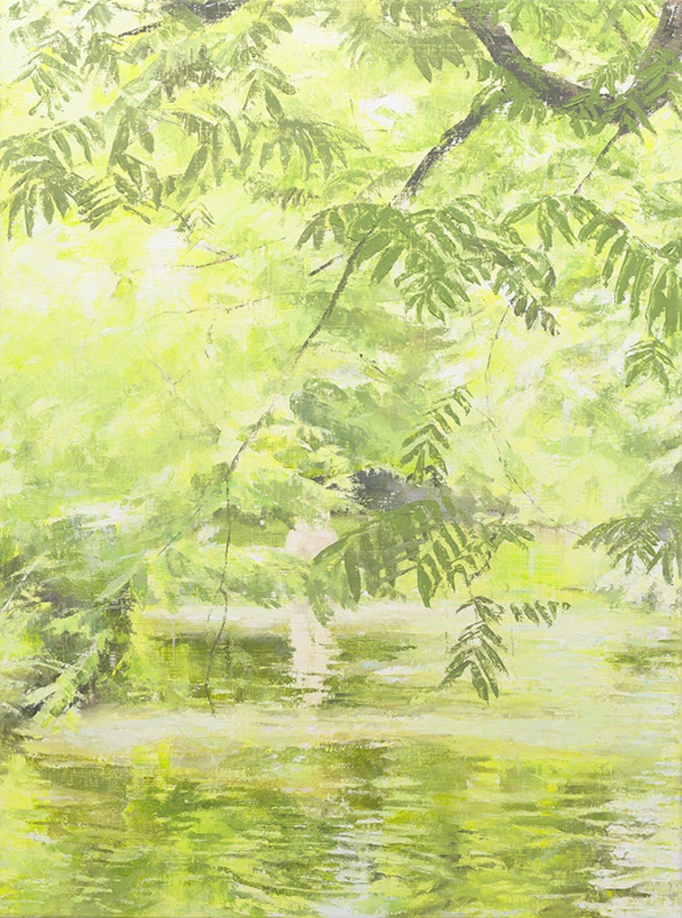 우거진 숲과 시내 20호 Lush Forest and Stream 2026 70 x 52 cm oil on linen