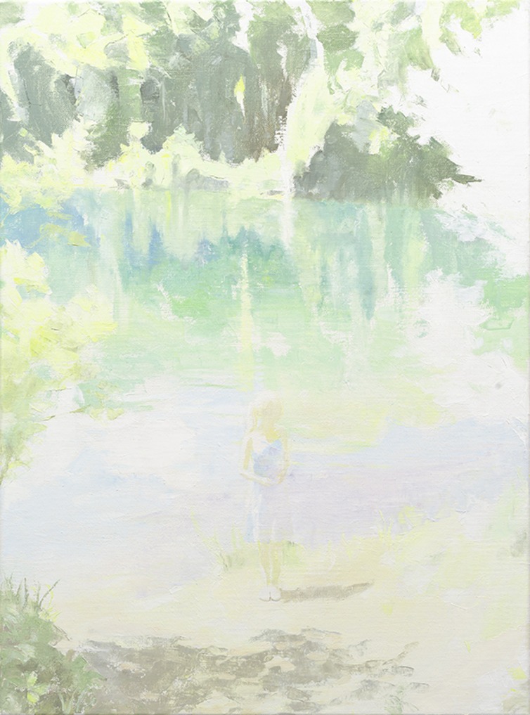 The clear Lake 2026 70 x 52 cm oil on linen