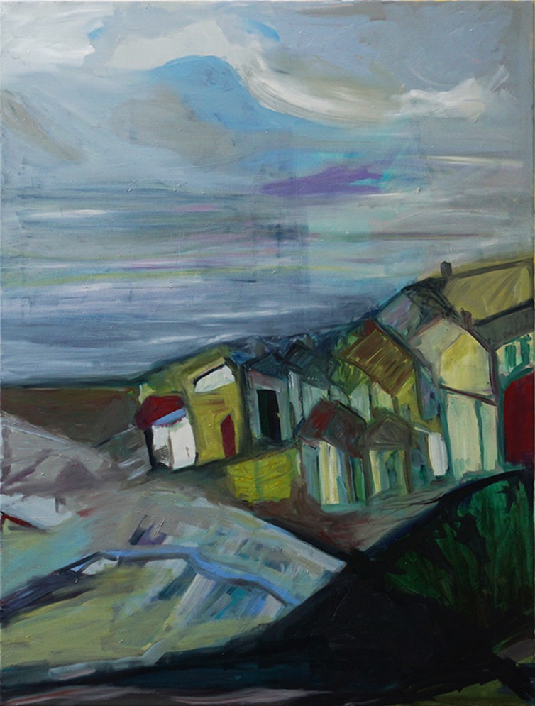 Seaside Village 바닷가 동네 2026 oil on canvas 120x90cm